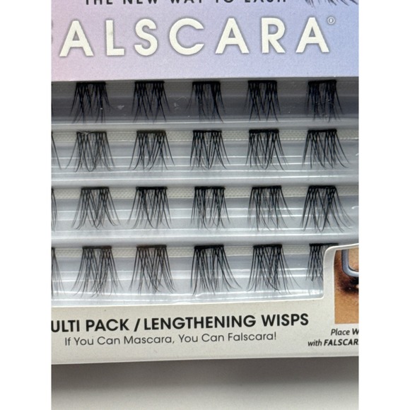 KISS Falscara Lengthening Wisps Multi Pack Black Eyelash Clusters - Picture 2 of 4